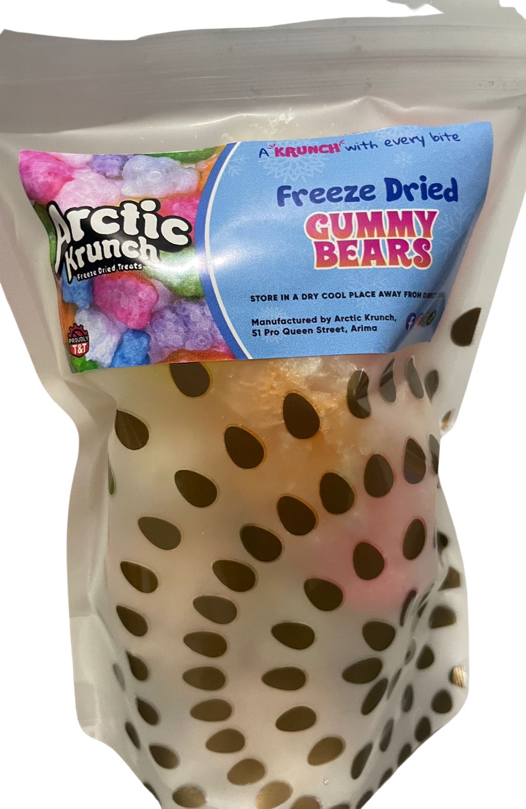 Freeze Dried Gummy Bear 1.5OZ Bag