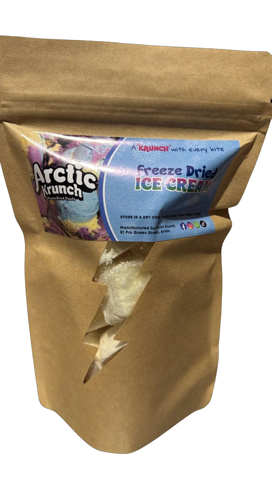 Freeze Dried Ice Cream 1.3OZ Bag