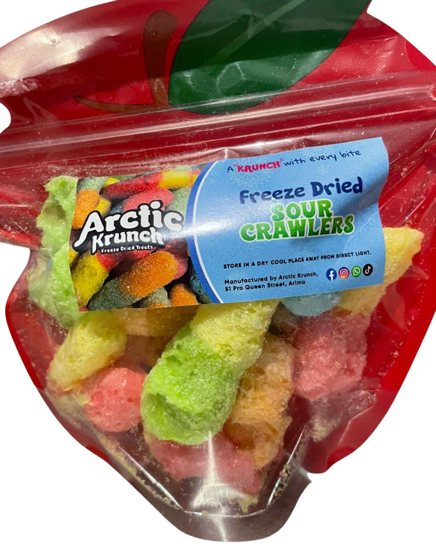 Freeze Dried Sour Crawlers 1.5OZ Bag